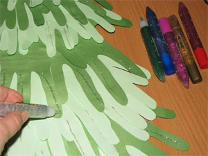 Поделка новогодняя елочка