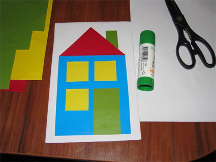 Мозаика домик